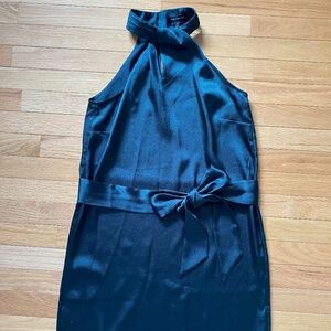 The Limited dark green dress
